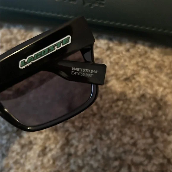 Lacoste Black Sunglasses - Picture 3 of 8